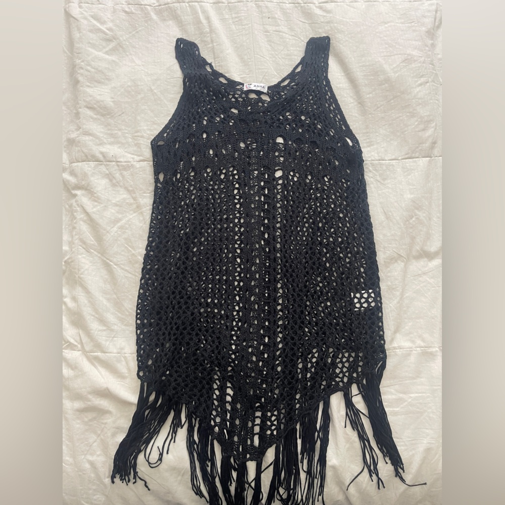 Black Fishnet Dress (NWOT)
